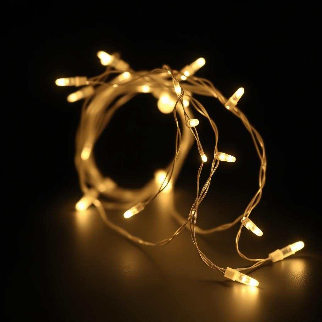 Christmas lights and decor